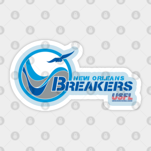 New Orleans Breakers Usfl Sticker TeePublic